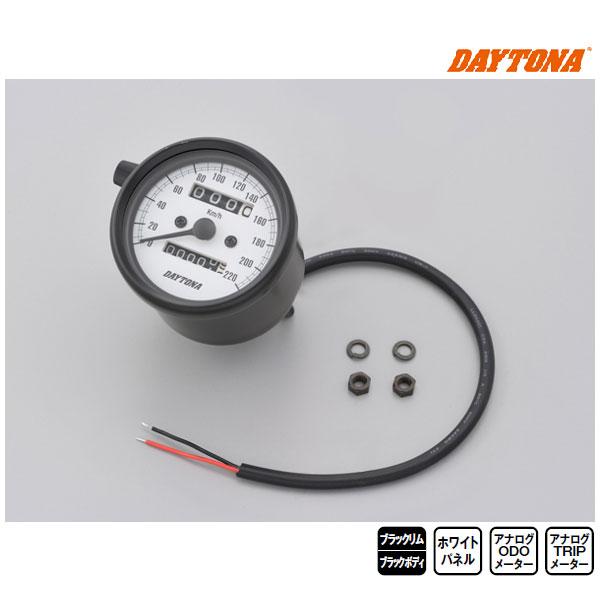 DAYTONA（デイトナ） 機械式スピードメーター φ60 ホワイトLED照明