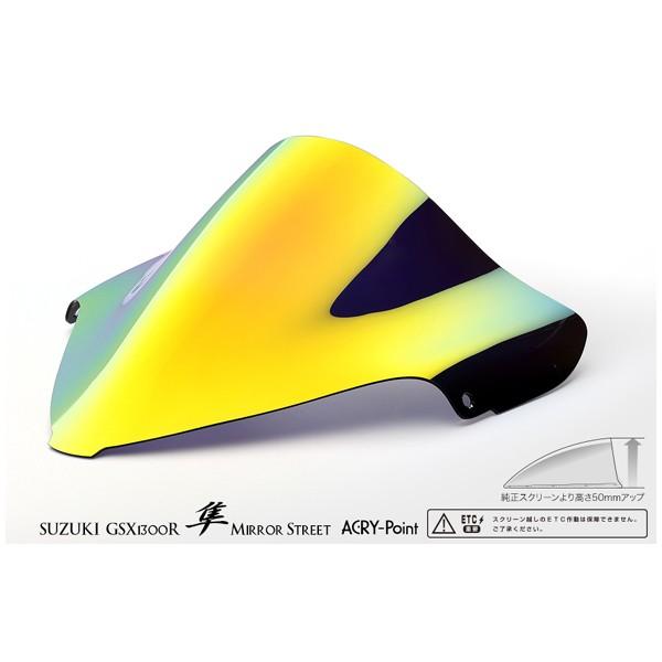 アクリポイント ACRY-Point スクリーン ストリート [ミラー] GSX1300隼