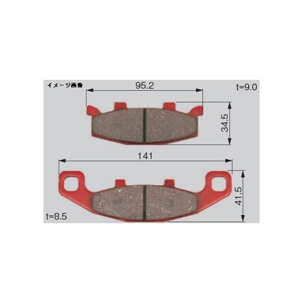 DAYTONA（デイトナ） 【12月16日出荷】デイトナ アカ PAD(F/R)ZX-10