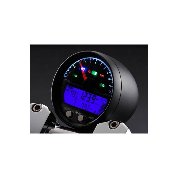 ACEWELL 多機能デジタルメーター ACE-4353AB(6000rpm/メッキ) ACE