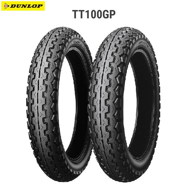 TT100GP 100/90-19 57H 291779 チュ-ブタイプ ダンロップ 291779 TT100GP フロント/リア共用 100/90-19 57H WT