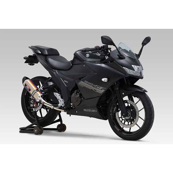 ヨシムラ ジクサー250/SF 23フルエキマフラー 機械曲R-77S チタン