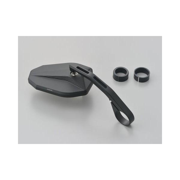 デイトナ・2個セットバーエンドミラーVICTORY-Xブラック+アダプター M8