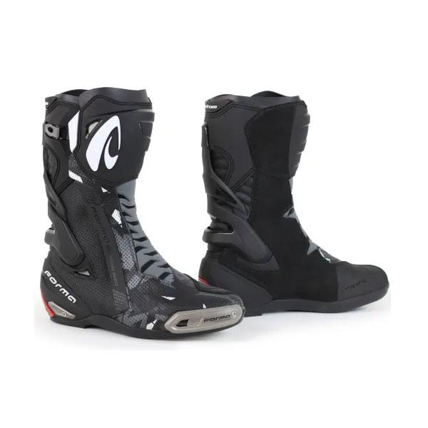 【Forma】フォーマ バイク用ブーツ ブラック　レザー　サイドジップ　40 partsboxpm_forma8052998037928