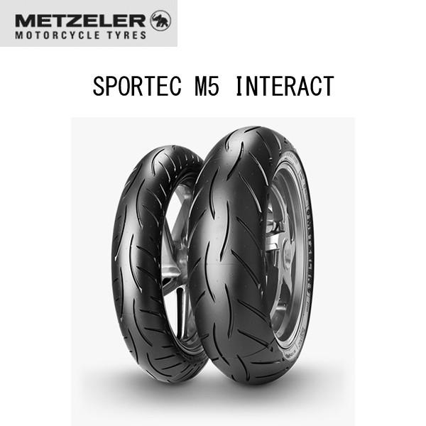 ���b�c���[ METZELER 2028100 SPORTEC M5 INTERACT �t�����g 110/70 ZR 17 M/C 54W TL MT8019227202816