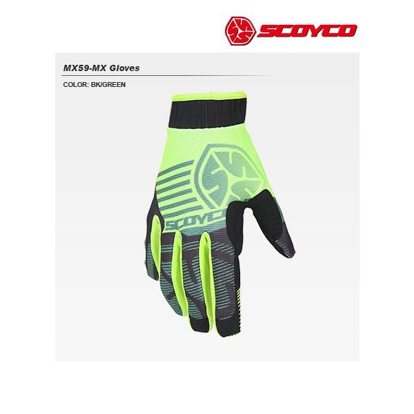 SCOYCO(XRCR) MX59 gNXO[u[ubN/O[F2XL]  MX59-BK-GR-2XL