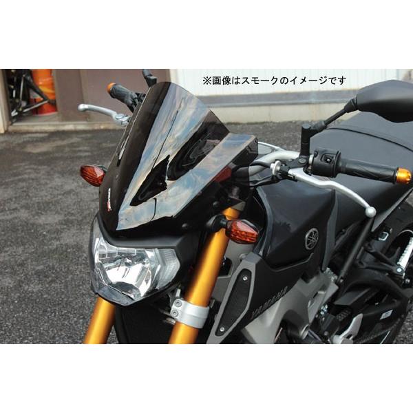 09品です POSH（ポッシュ） POSH MT-09('14)用 メーターバイザー[グレークリア