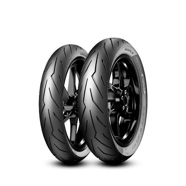 KURO 2個セット ピレリ 3776400 ディアブロ ロッソ スポーツ リア 100/90-14 M/C 57S