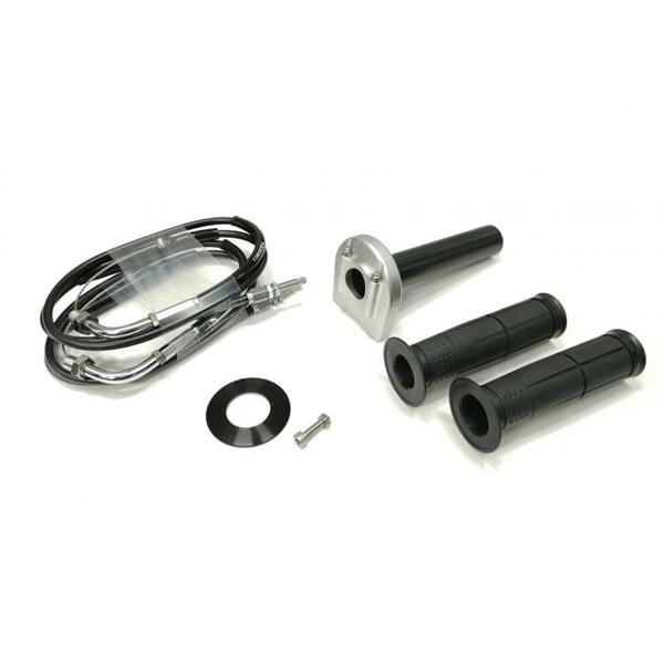 【在庫あり】アクティブ 汎用スロットルキット TYPE-3 シルバー 巻取φ40 [ワイヤー:メッキ金具 900mm] 1063421