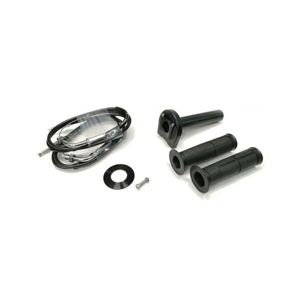 【在庫あり】アクティブ 汎用スロットルキット TYPE-3 ブラック 巻取φ44 [ワイヤー:メッキ金具 1050mm] 1063632