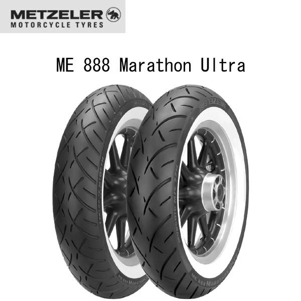 bc[ METZELER 2407800 ME 888 Marathon Ultra tg 100/90-19 M/C 57H TL WHITEWALL MT8019227240788