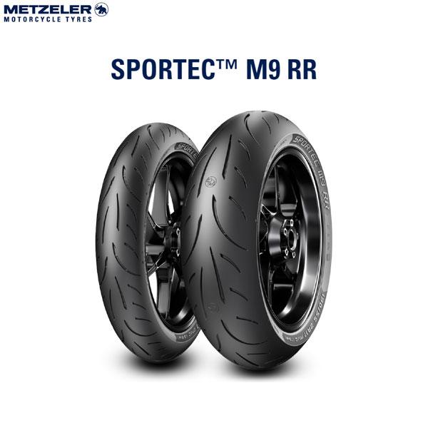 メッツラー スポルテック M9 RR 110/140 前後セット 中古溝あり METZELER（メッツラー） 3626600 SPORTEC M9 RR フロント 110/70 ZR 17