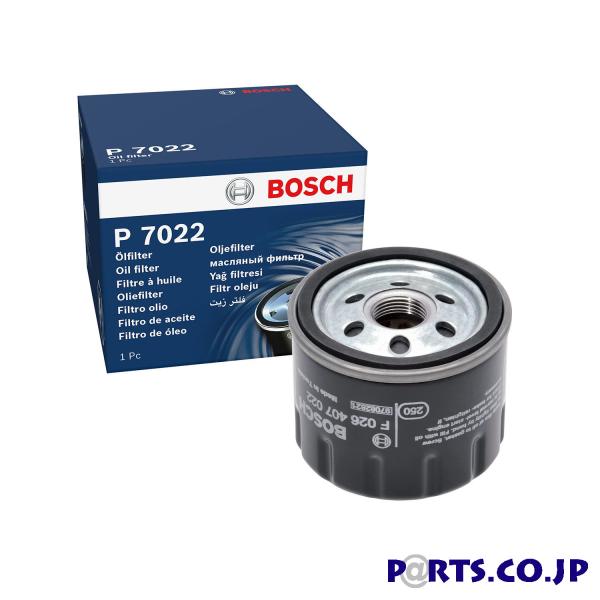 BOSCH(ボッシュ) ルノー メガーヌ III WJ40/WJ40 輸入車用 オイルフィルター 09.11- (F4R874) (品番：F026407022)