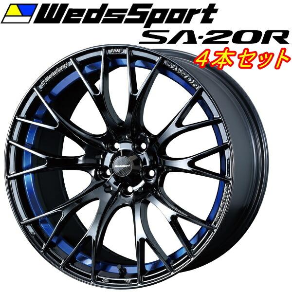 WEDS WedsSport SA-20R ホイール4本Set ブルーライトクロームII 7.0-17 