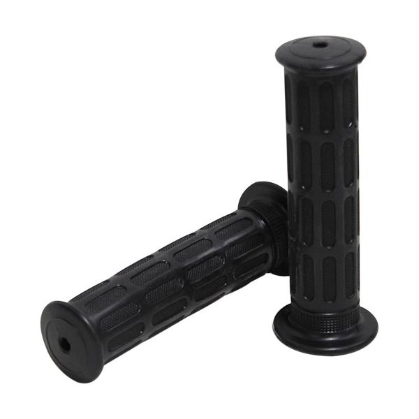適合車種：7/8インチ(22.2mm)ハンドル用タイプ：非貫通商品サイズ：グリップサイズ：全長130mm 内径サイズ：右側φ25mm/左側φ22mm単位：1セット