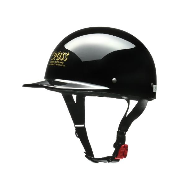 他サイト： リード工業(LEAD) CROSS CR-680 ハーフヘルメット ブラック フリー バイク 半帽ヘルメットの商品画像