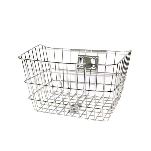 カラー：シルバータイプ：前用商品サイズ：【上部内寸】 横：約35cm、縦：約30cm 【下部内寸】 横：約28.5cm、縦：約22cm 【高さ】 カゴ淵が高い所：約20cm、カゴ淵が低い所：約17.5cm単位：1個