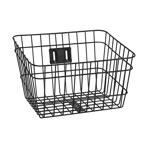 メーカー品番：SSK-401カラー：ブラックタイプ：前用商品サイズ：上部内寸：横幅×奥行：約365mm×305mm 底部内寸：横幅×奥行：約310mm×220mm 高さ：前×後：約210mm×240mm単位：1個セット内容/付属品：取付金具