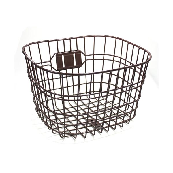 カラー：ブラウンタイプ：前用商品サイズ：【上部内寸】 横：約36cm、縦：約31cm 【下部内寸】 横：約31cm、縦：約24cm 【高さ】 カゴ淵が高い所：約23cm、カゴ淵が低い所：約21cm単位：1個