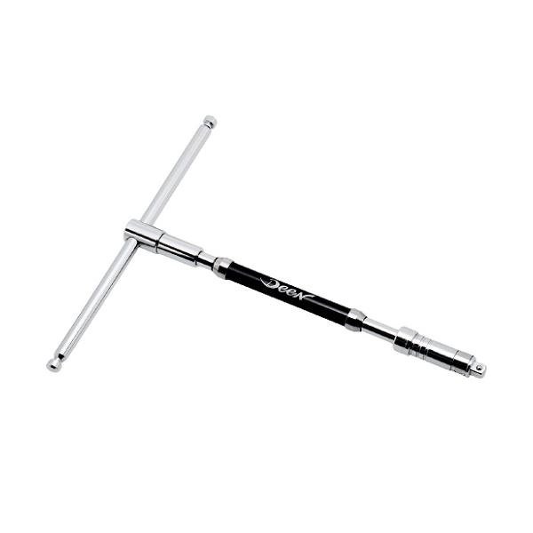 メーカー品番：DNTE2SET商品サイズ：全長：210mm(1/4sq使用時)、221mm(1/4”ビット使用時)※T型スライドハンドル組み合わせ時 T型スライドハンドル全長：180mm スピーダーエクステンション全長：201mm 先端径：...