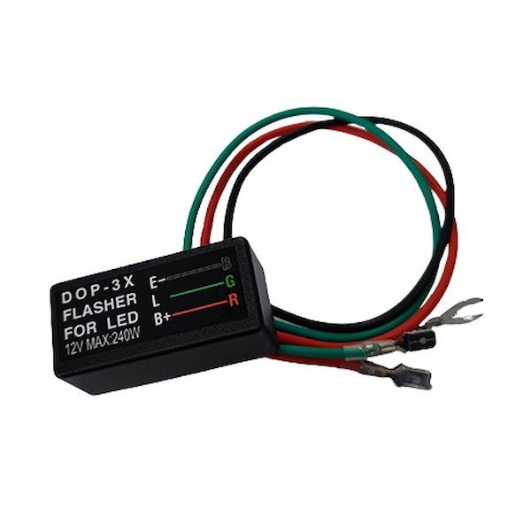 EnergyPrice(エナジープライス) LEDウインカーリレー クワ型+アース端子タイプ  バイク