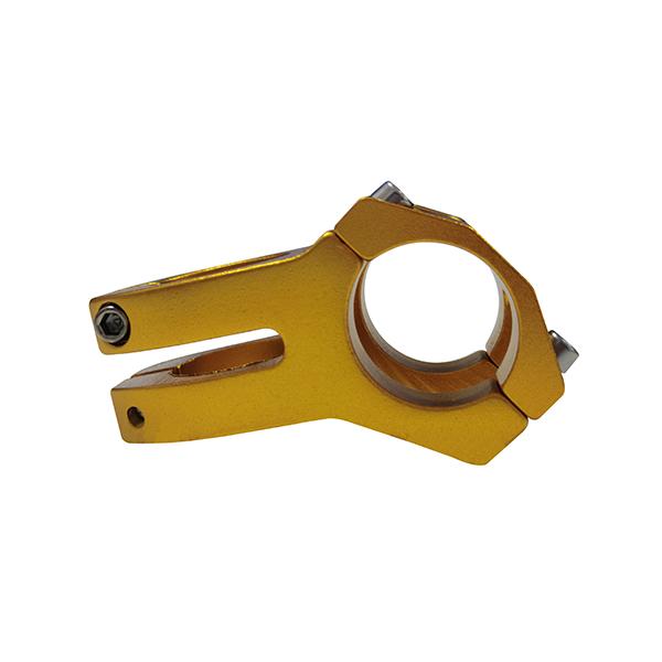 カラー：ゴールド商品サイズ：クランプ径：φ31.8mm(ハンドルクランプ内径) コラム径：28.6mm(1-1/8”)(操縦管クランプ内径) ステム長：45mm単位：1個セット内容/付属品：ハンドルステム×1