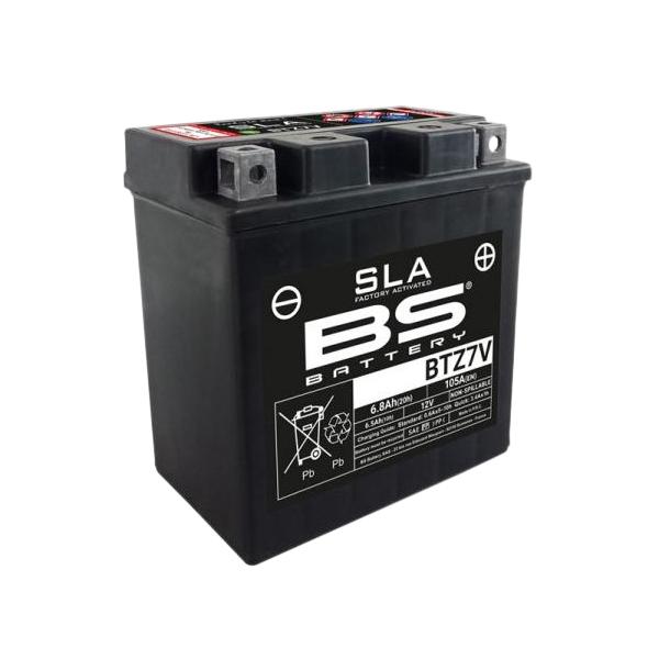 新品BS BATTERY BTZ7V バイク用バッテリー 〔YTZ７Ｖ互換〕 BSバッテリー BTZ7V(YTZ7V互換) バイク 密閉型MFバッテリー : パーツ