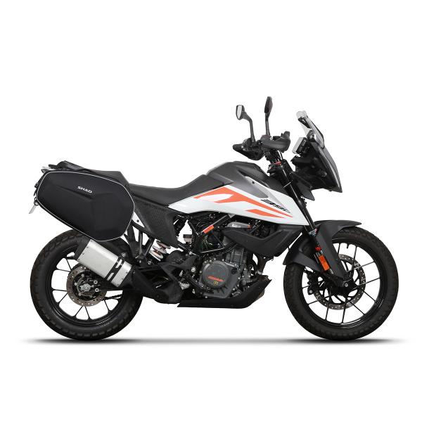 SHAD(シャッド) 【セット品】E48 サイドバッグ+サイドバッグホルダー KTM 390 ADVENTURE(20-24)  バイク フィッティングキット・