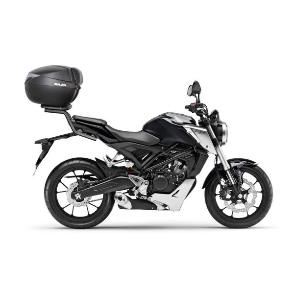 SHAD(シャッド) 【セット品】SH39 トップケース+フィッティングキット CB125R(18-23)/CB250R(18-23)  バイク