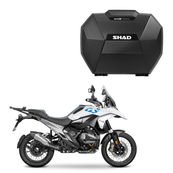SHAD(シャッド) 【セット品】SH38X サイドケース カーボン+