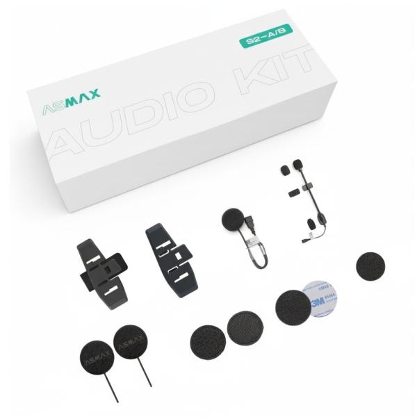 ASMAX(アズマックス) バイク 電子機器 インカム S2 A/B メタルクランプ