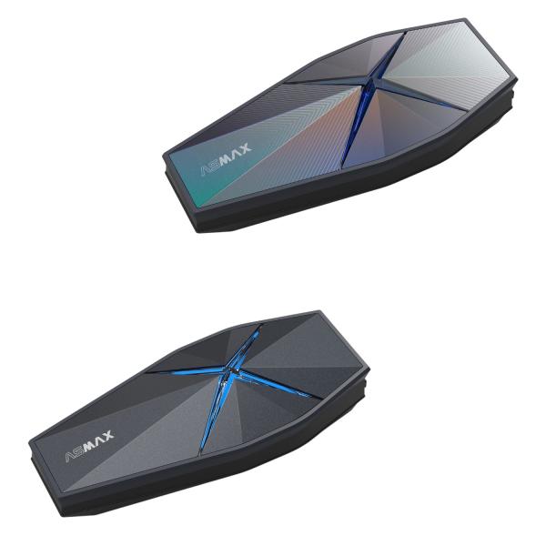 アクセサリー asmax f1 ASMAX 【セット品】F1 Pro インカム ステラーグレー+シャイニーグレー