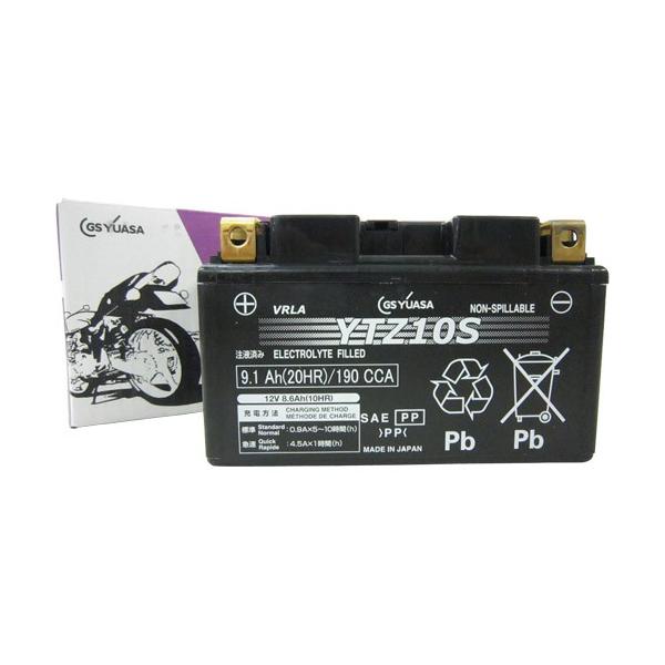 GSユアサ YTZ10S VRLA(制御弁式)バッテリー バイク 密閉型MFバッテリー
