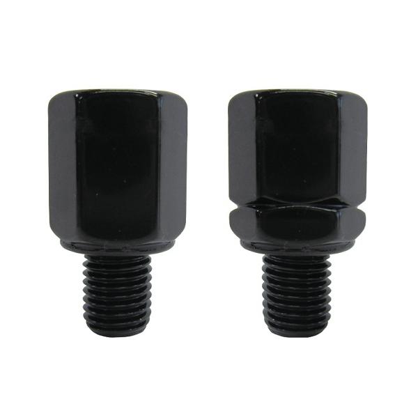 メーカー品番：H-10カラー：ブラック商品サイズ：ミラーネジ径→車両側ネジ径：10mm正ネジ→10mm逆ネジ、10mm正ネジ→10mm正ネジ ネジピッチ：1.25mm単位：1セット(2個入)セット内容/付属品：本体×2