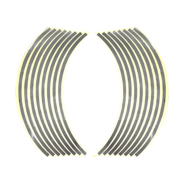 Optimum リムステッカー 17インチ用 メッキ  バイク