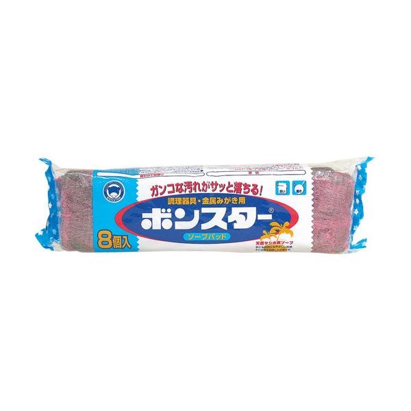 ボンスター ソープパッド(8個入) SU211 スポンジ・スチールウール