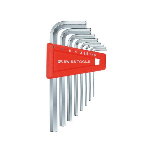 PB SWISS TOOLS 210H-8 ホルダー付六角棒レンチセット パックなし 210