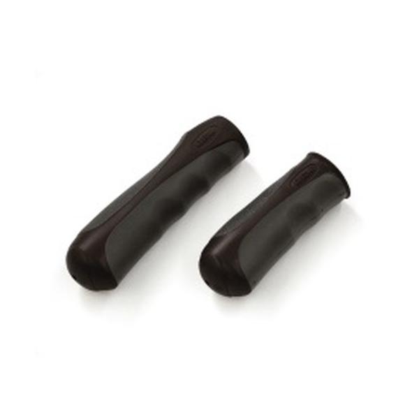 メーカー品番：AG-021カラー：ダークブラウン/ブラックタイプ：ロング/ショート商品サイズ：ハンドル径×全長：φ22.2×115mm(ロング)/87mm(ショート)単位：1ペア