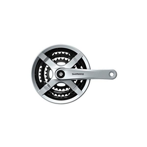SHIMANO(シマノ) 【純正部品】クランク 3×6/7/8S 48T/38T/28T シルバー