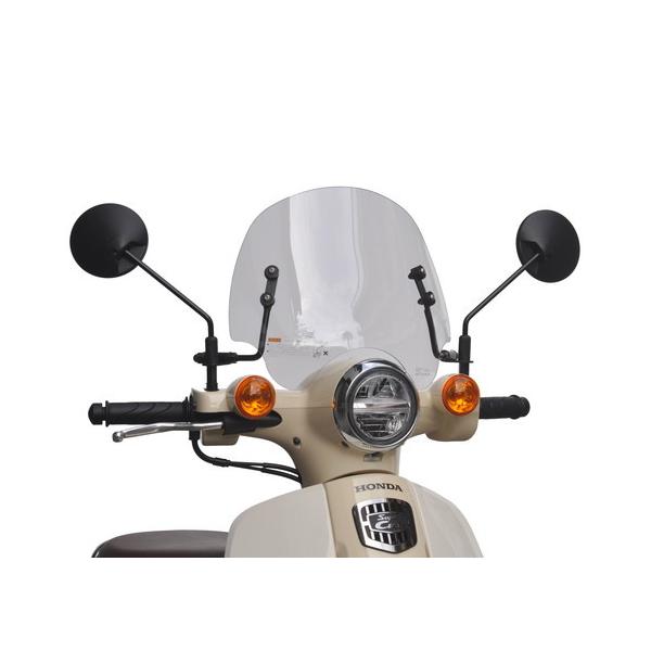 旭風防(af) バイク 外装 風防・スクリーン・バイザー CUB-08 スーパーカブ50(AA09)/スーパーカブ110(JA44) ショートバイザー クリア スーパーカブ50(2 :13422400:パーツダイレクト店 通販 旭風防 バイザー SPC-08-C クロスカブ(JA10) 用ショートバイザー