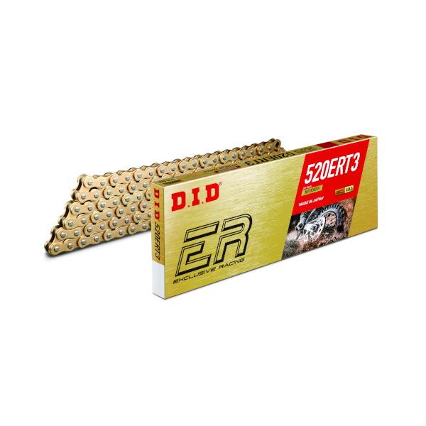 DID(大同工業) レース用チェーン ERシリーズ 520ERT3-120L RJ(クリップ