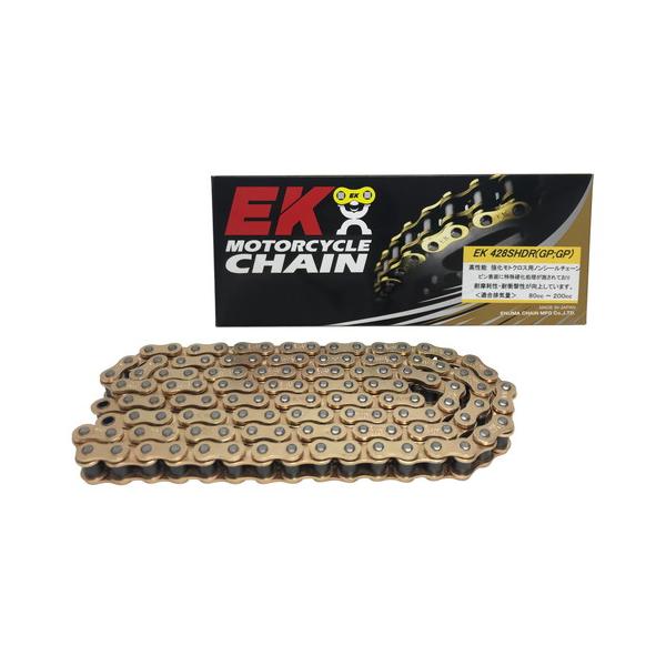 メーカー品番：428SHDR(GP/GP)-100L-SPJカラー：ゴールドタイプ：ノンシールチェーン(レースタイプ)単位：1本セット内容/付属品：付属ジョイント：SPJ(クリップジョイント)