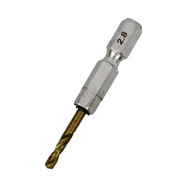 SK11 六角軸 鉄ドリル 極短 メチャみじ 2.8mm 加工工具
