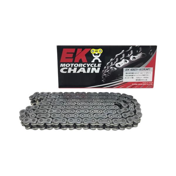 EKチェーン(江沼チェーン) ZVXシリーズ 428ZVX-130L シルバー SKJ(セミ