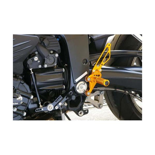 BABYFACE(ベビーフェイス) バイク ステップ・ステップゴム バックステップ/GLD 6P K1200R 05-08 ゴールド :17930260:パーツダイレクト店 通販 ベビーフェイス バックステップキット カラー:ゴールド 002-BM001GD BABYFACE バックステップ関連パーツ バイク K1200R