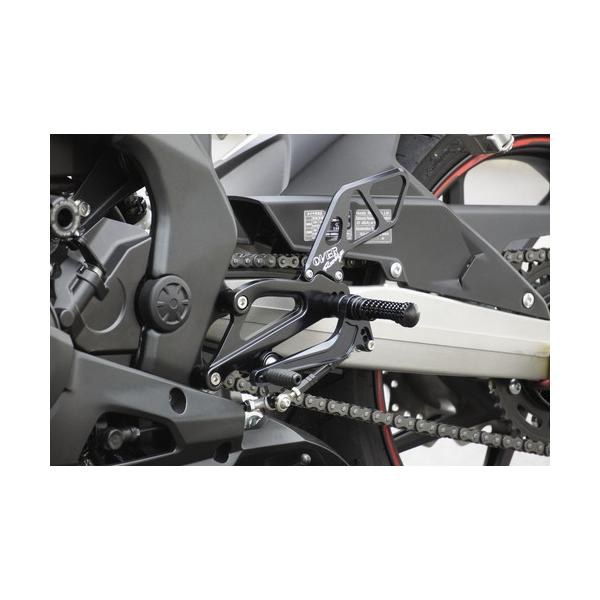 OVER Racing(オーヴァーレーシング) バックステップ 4P BLK CBR250RR