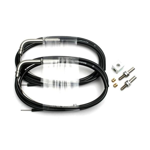 ACTIVE 汎用スロットルワイヤー T-EVO 1400mm 2本入 1060300 バイク