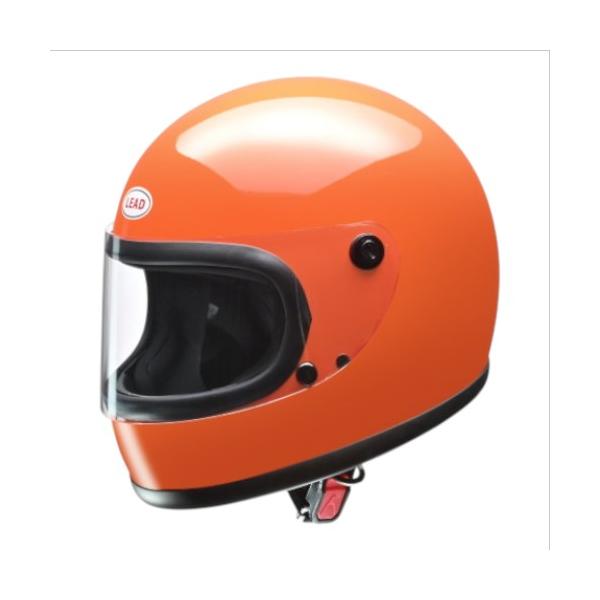 リード工業(LEAD) RX-200R レトロフルフェイスヘルメット オレンジ