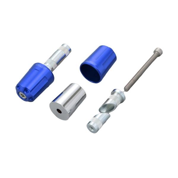 DAYTONA ヘビーウエイトバーエンド リボルバー ブルー 99952 バイク