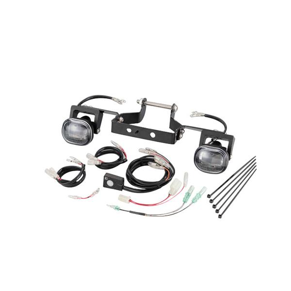 特価 新品 キジマ クロスカブ 110 LEDフォグランプ 205-6154 KIJIMA(キジマ) フォグランプセット LED クロスカブ110 ブラック 18y